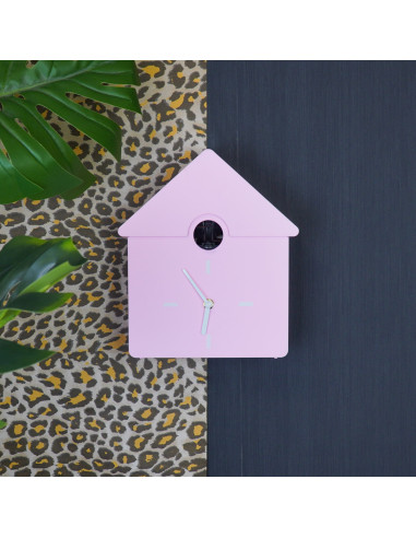 Horloge - Horloge murale Coucou - Rose clair - 24x27x9cmHousevitamin 