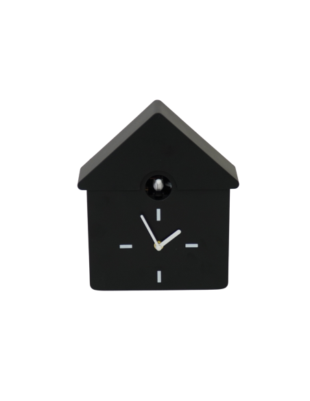 Horloge murale coucou noire - 24 x 27 x 9 cmHousevitamin 