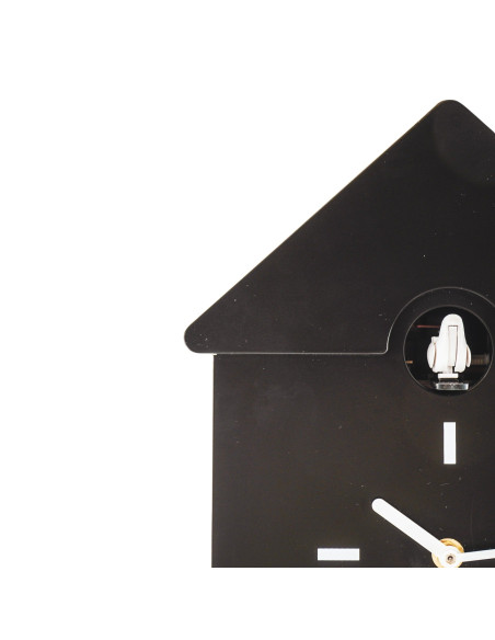 Horloge murale coucou noire - 24 x 27 x 9 cmHousevitamin 