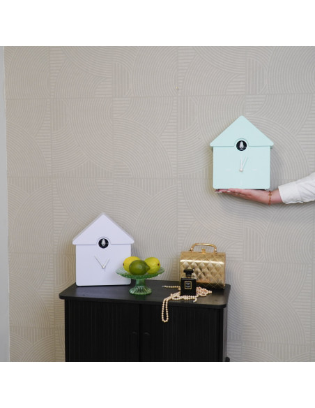 Horloge - Horloge murale Coucou - Vert menthe - 24x27x9cmHousevitamin 