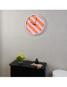 Horloge - Horloge murale - Motif ray? - Orange/Rose - 34x4x34cmHousevitamin  2