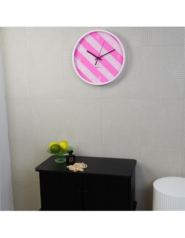 Horloge - Horloge murale - Motif ray? - Rose - 35x35x4cmHousevitamin 