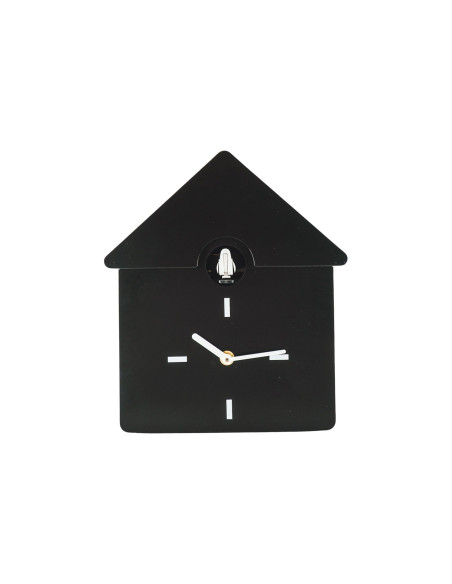 Horloge murale coucou noire - 24 x 27 x 9 cmHousevitamin