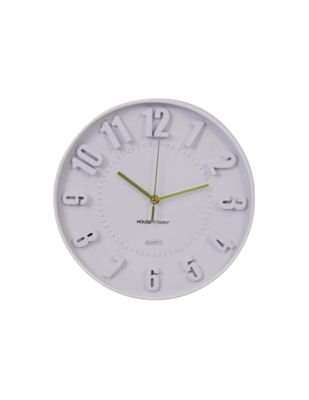 Horloge murale chiffres - Lilas - 30 x 30 x 4 cmHousevitamin 
