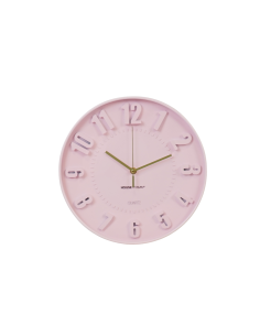 Horloge murale chiffres - Rose clair - 30 x 30 x 4 cmHousevitamin 