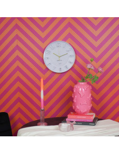 Horloge murale chiffres - Lilas - 30 x 30 x 4 cmHousevitamin  2