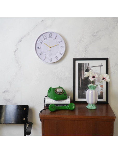 Horloge murale chiffres - Lilas - 30 x 30 x 4 cmHousevitamin 