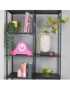 Horloge - Pendule de cheminée - Rose fluo - 36x8,5x20 cmHousevitamin 2
