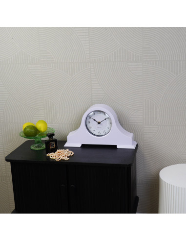 Horloge - Pendule de chemin?e - Lilas - 36x8,5x20 cmHousevitamin 