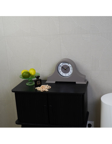 Horloge - Pendule de chemin?e - Taupe - 36x8,5x20 cmHousevitamin 