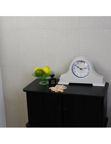 Horloge - Pendule de chemin?e - Sable - 36x8,5x20 cmHousevitamin 