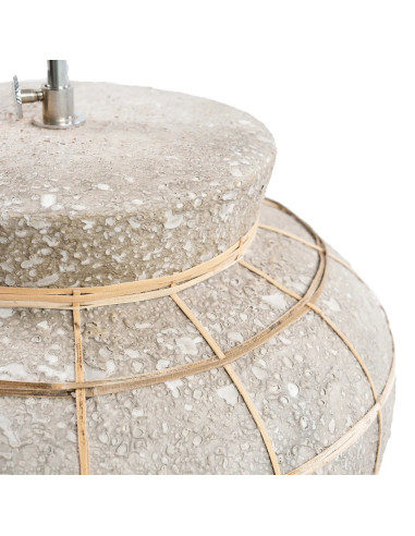 Lampe de table De Kythira - Gris béton naturel