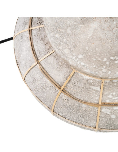 Lampe de table De Kythira - Gris béton naturel