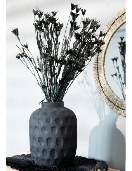 Le vase Trendy - Noir - L
