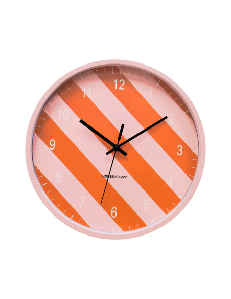 Horloge - Horloge murale - Motif ray? - Orange/Rose - 34x4x34cmHousevitamin 