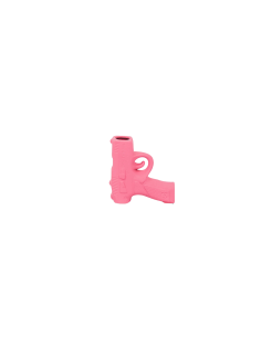 Vase - Gun - C?ramique - Rose Fluo - 12x5x12cmHousevitamin