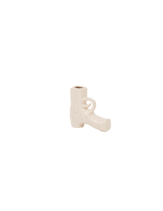 Vase - Gun - C?ramique - Blanc - 12x5x12cmHousevitamin