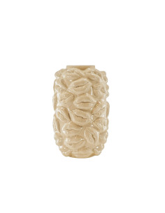 Vase - Bisous - C?ramique - Beige - 17x17x27cmHousevitamin
