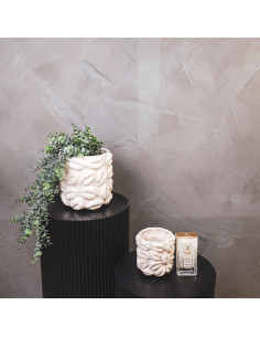 Pot - Bisous - C?ramique - Beige - 11x11x11,5cmHousevitamin  2