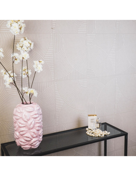 Vase - Bisous - C?ramique - Rose clair - 17x17x27cmHousevitamin  Vase - Bisous - C?ramique - Rose clair - 17x17x27cmHousevitamin