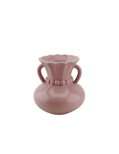 Vase - Col Perle - Gr?s - Rose Clair - 14x14x15cmHousevitamin