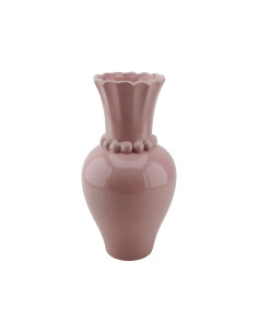 Vase - Col Perle - C?ramique - Rose Clair - 12x12x24cmHousevitamin