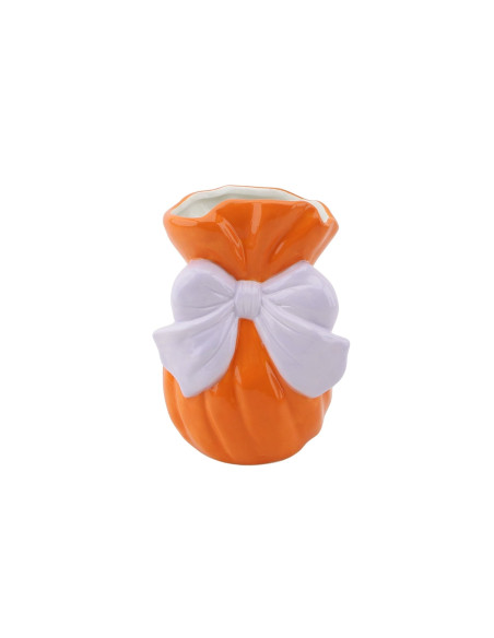 Vase - Noeud - Dolomite - Orange/Lilas - 11x10x16cmHousevitamin 
