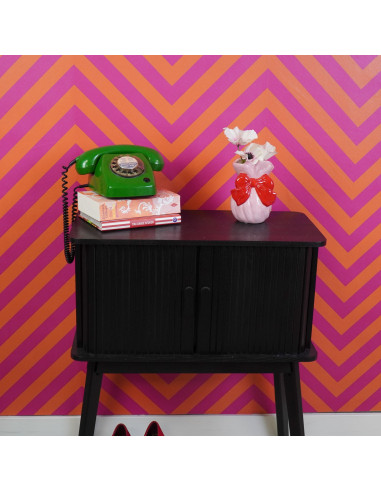 Vase - Noeud - Dolomite - Rose/Rouge - 11x10x16cmHousevitamin 