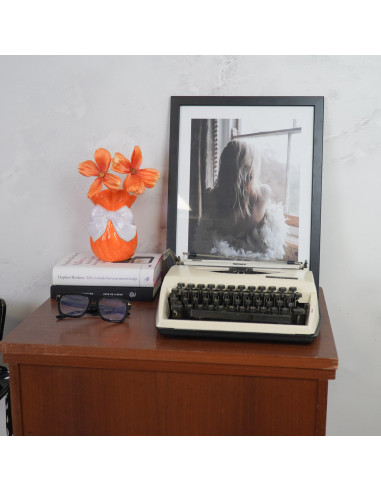 Vase - Noeud - Dolomite - Orange/Lilas - 11x10x16cmHousevitamin 