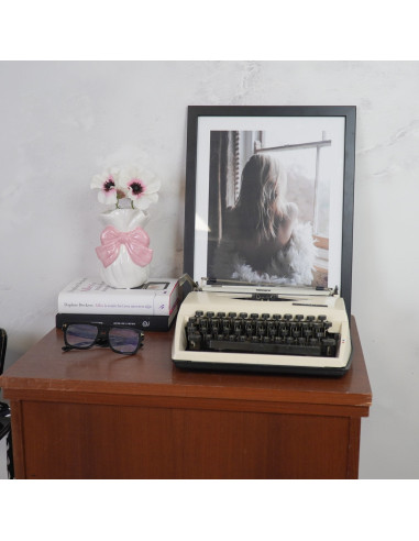 Vase - Noeud - Dolomite - Blanc/Rose - 11x10x16cmHousevitamin 