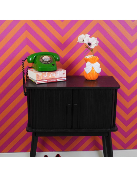 Vase - Noeud - Dolomite - Orange/Lilas - 11x10x16cmHousevitamin 