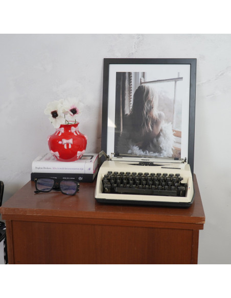 Vase - Vase ? fleurs Rubans - Rouge/Rose - 14,5x14,5x13cmHousevitamin 