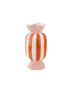 Vase - Vase ? fleurs Toffee Candy - Orange/Rose - 9,5x9,5x21cmHousevitamin