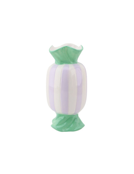 Vase - Vase ? fleurs Toffee Candy - Menthe/Lilas - 9,5x9,5x21cmHousevitamin 
