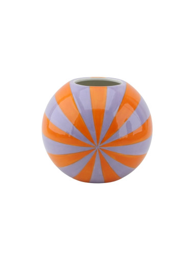 Vase - Vase ? fleurs tourbillonnant - Orange/Lilas - 20x20x20cmHousevitamin 