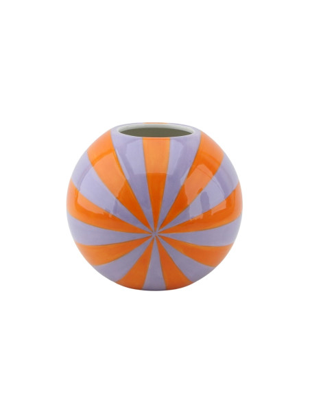 Vase - Vase ? fleurs tourbillonnant - Orange/Lilas - 20x20x20cmHousevitamin 