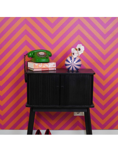 Vase - Vase ? fleurs tourbillonnant - Rose/Bleu - 15x15x15cmHousevitamin 