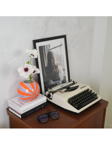 Vase - Vase ? fleurs tourbillonnant - Orange/Lilas - 15x15x15cmHousevitamin 