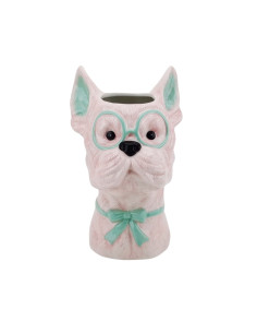 Vase - Vase ? fleurs Chien - Rose/Menthe - 13,5x14,5x23cmHousevitamin