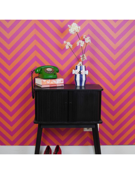 Vase - Vase ? fleurs Poissons - Bleu/Blanc/Rose - 14x11,5x18,5cmHousevitamin 