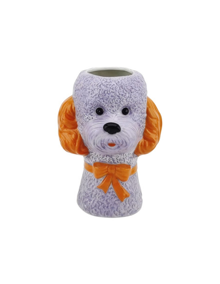 Vase - Vase ? fleurs Chien - Lilas/Orange - 15,5x12,5x21cmHousevitamin 
