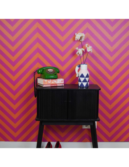 Vase - Pichet Poissons - Bleu/Blanc/Rose - 14x11x21,5cmHousevitamin 