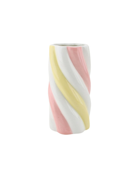 Vase - Marshmellow - Jaune/Rose/Blanc - 10,5x10,5x20cmHousevitamin 