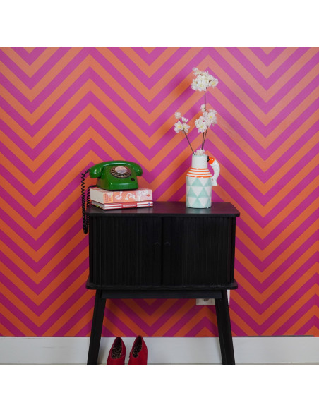 Vase - Pichet Poissons - Menthe/Blanc/Orange - 14x11x21,5cmHousevitamin 