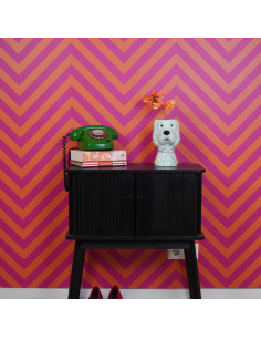 Vase - Vase ? fleurs Chien - Menthe/Lilas - 13x14x21cmHousevitamin  2