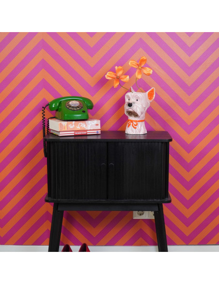 Vase - Vase ? fleurs Chien - Rose/Orange - 14,5x13x23,5cmHousevitamin 