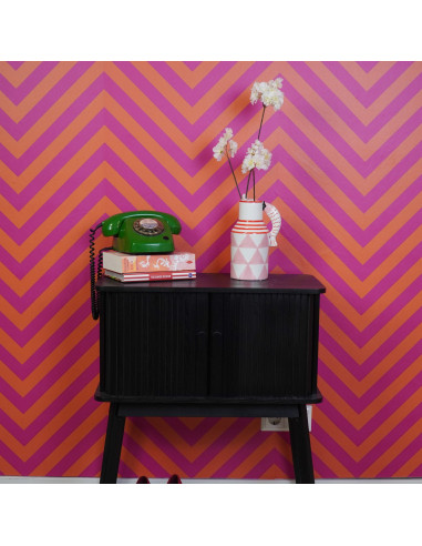 Vase - Pichet Poissons - Rose/Blanc/Rouge - 14x11x21,5cmHousevitamin 