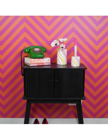 Vase - Marshmellow - Jaune/Rose/Blanc - 10x10x15cmHousevitamin 