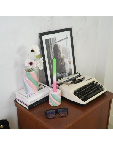 Vase - Marshmellow - Rose/Menthe/Lilas - 10x10x15cmHousevitamin 