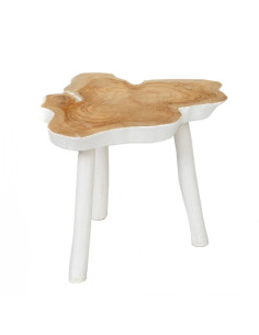 La table d'appoint organique - Naturel Blanc